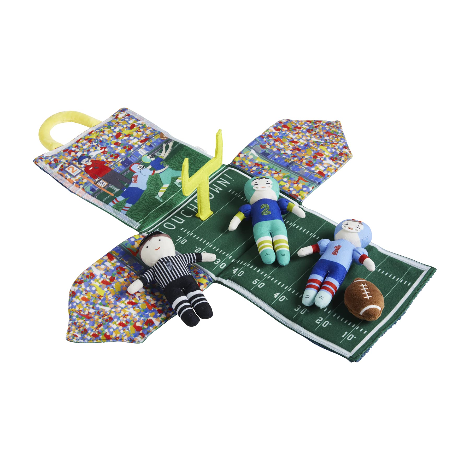 Adorable Mud Pie Baby Boys' Football Plush Set - Soft Stuffed Animal Toy for Toddlers & Infants - Perfect for Nursery Decor, Birthday Gifts, and Sports-Themed Bedrooms