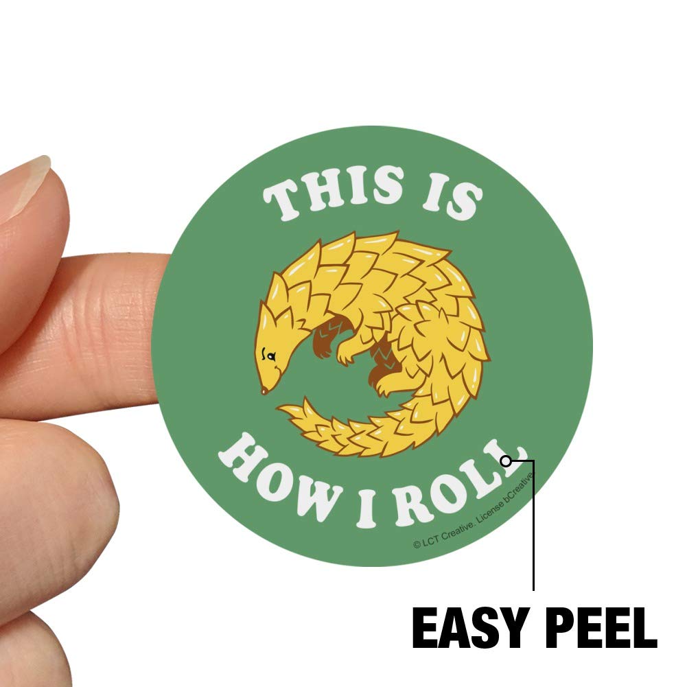 Funny Armadillo Stickers for Planners, Calendars & Scrapbooking - Cute Crafting Decals for Bullet Journals, DIY Projects & Gift Wrapping