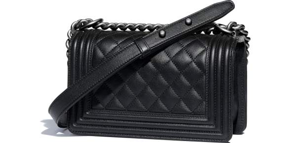 Chanel Small Boy Flap Bag Black Silver - Luxury Designer Crossbody Purse for Women, Perfect for Evening Parties & Daily Use