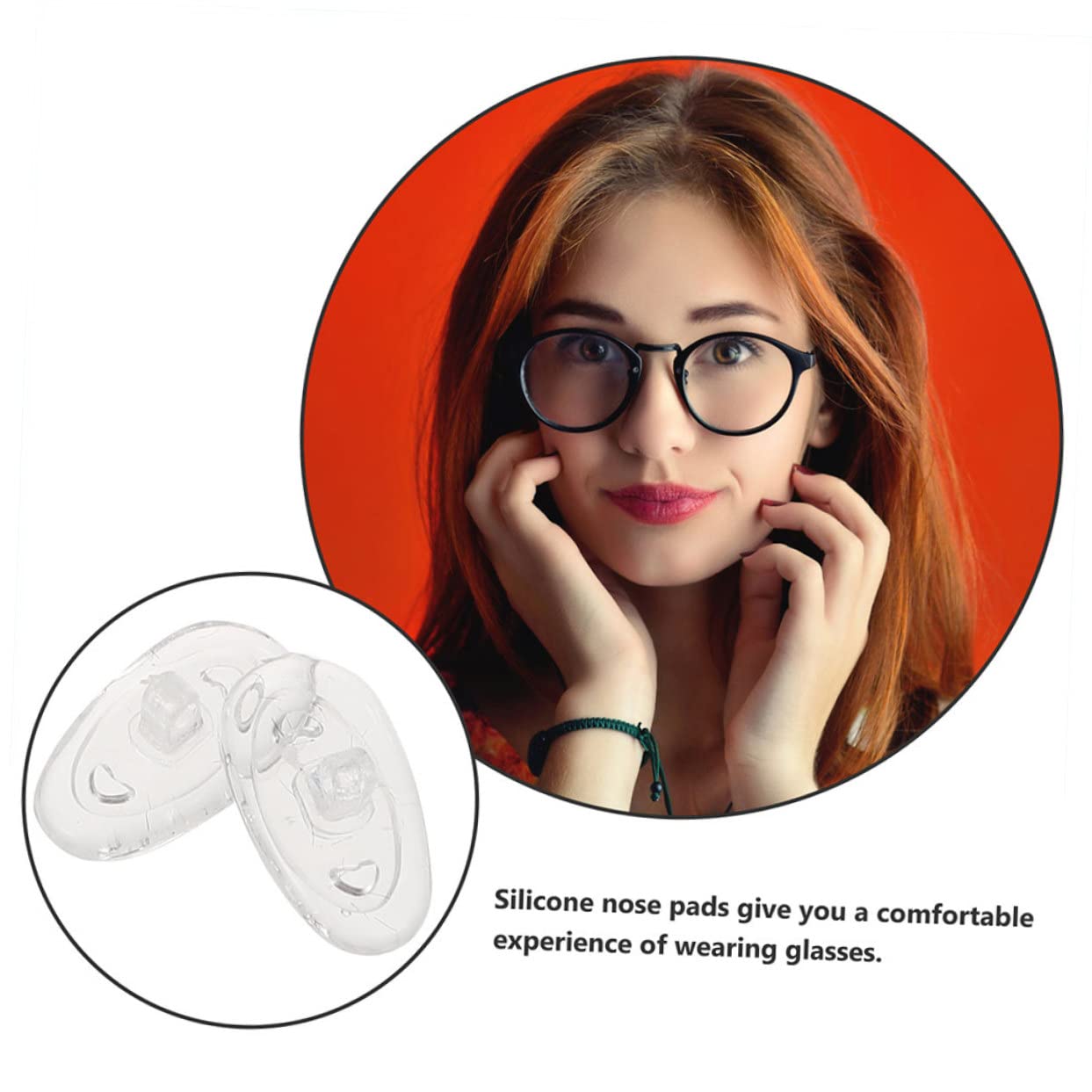 Gatuida 90 Pairs of Glasses Nose Pads - Soft Silicone Push-in Nose Pads for Eyeglasses, Comfortable & Interchangeable Accessories - Perfect for Reading, Computer Work and Daily Wear