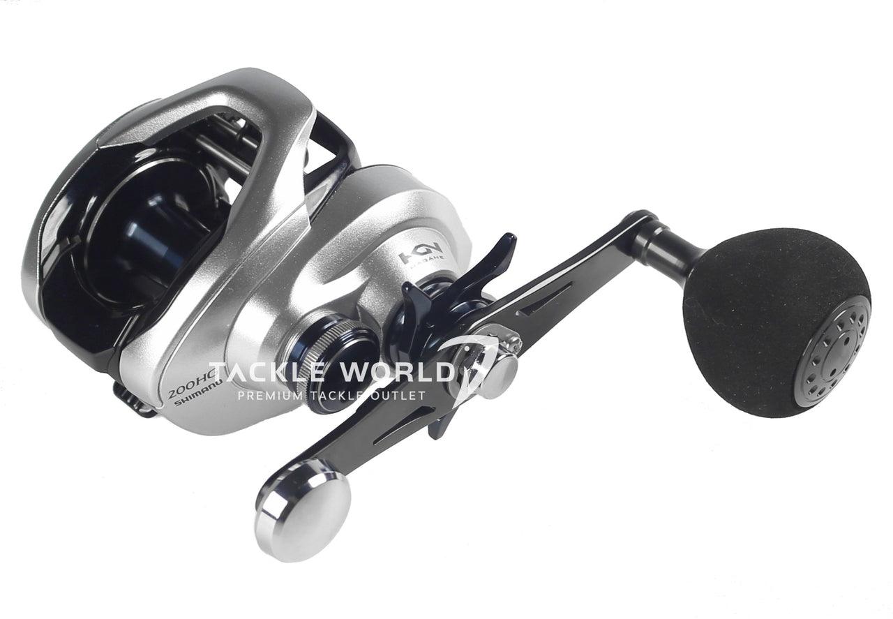 Jigging World Power Handle for Shimano Small Baitcasting Reels - Upgrade Your Fishing Gear for Bass & Freshwater Angling