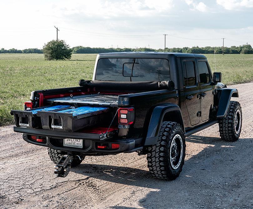 2023 Jeep Gladiator Truck Bed Storage System - Heavy Duty Organizer for Camping Gear & Tools | Perfect for Off-Road Adventures & Work Site Organization
