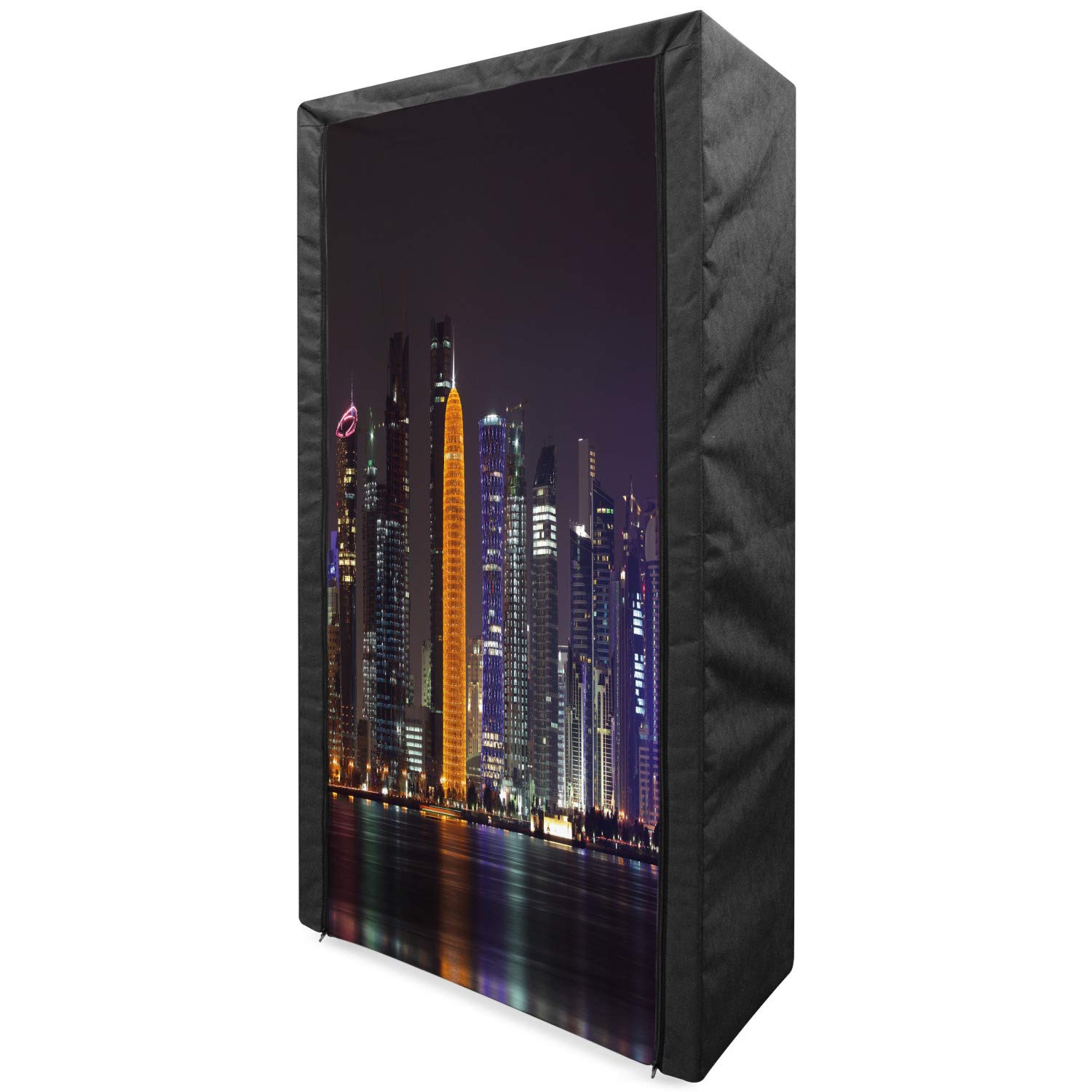 Ambesonne Urban Portable Fabric Wardrobe - 33.5