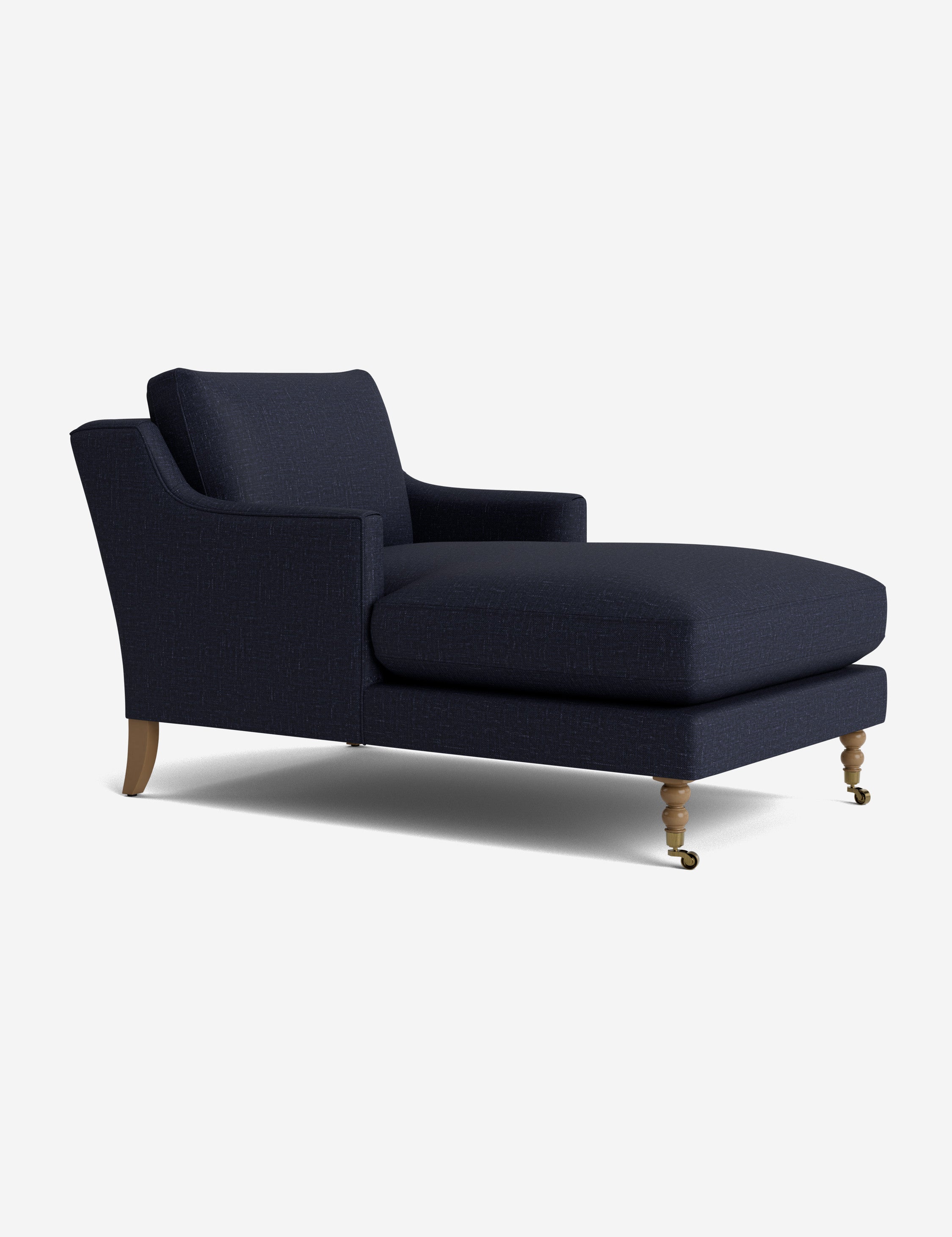 Fabienne Chaise Lounge Chair - Modern Accent Chair for Living Room, Bedroom & Office - Stylish Upholstered Armchair with Wooden Legs - Perfect for Relaxing, Reading & Decor
