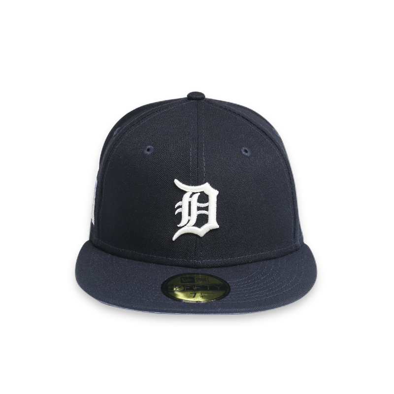Detroit Tigers 1984 World Series Championship 59FIFTY Fitted Hat for Men - Official MLB Black Snapback Cap with POP SWEAT Technology - Perfect for Baseball Games, Sports Events & Streetwear Fashion