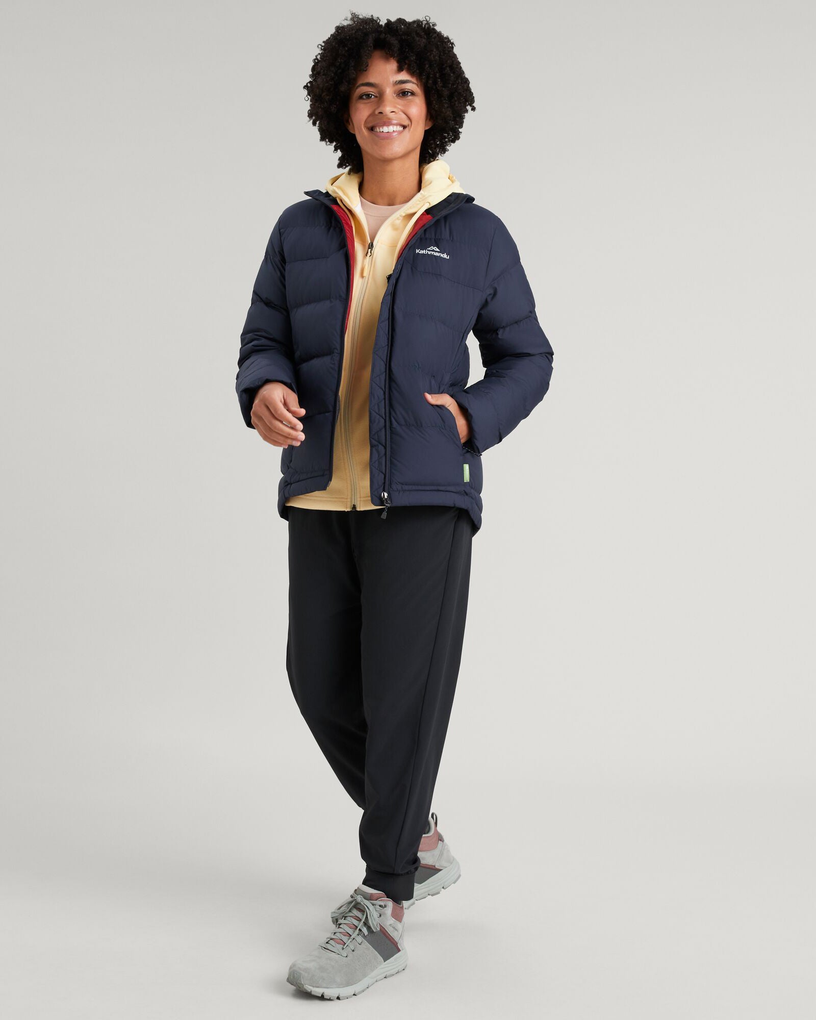 Women's Epiq Down Jacket - Lightweight Warm Winter Coat, Water-Resistant Puffer Jacket for Cold Weather (Midnight Navy) - Perfect for Skiing, Hiking & Outdoor Activities
