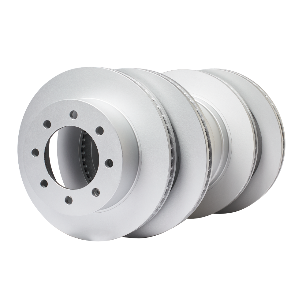 High-Performance Doc's Diesel RAM 5.9L Cummins Front & Rear Brake Rotors Kit - Carbon Steel Brake Discs for 2003-2008 Dodge Ram Trucks | Heavy-Duty Towing & Off-Road Use