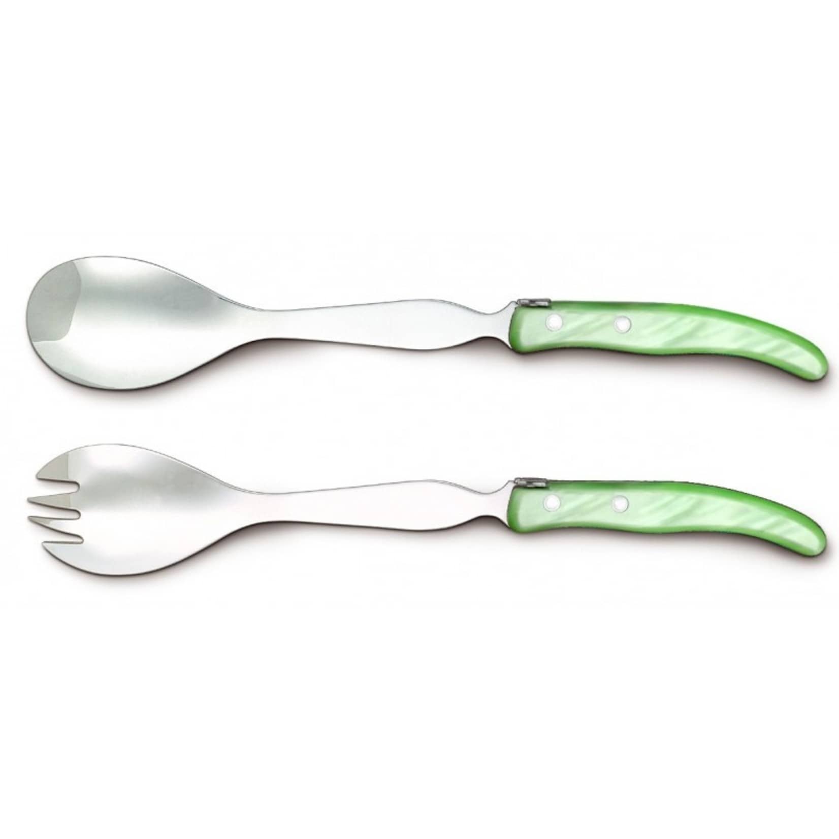 Premium Berlingot Salad Servers Set - Stainless Steel Serving Utensils for Fresh Salads, Pasta & Fruit - Perfect for Dinner Parties, BBQs & Healthy Meal Prep