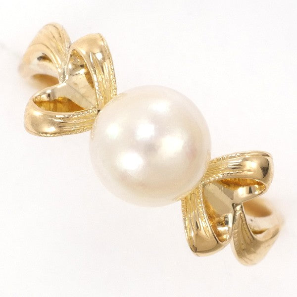 18K Yellow Gold Pearl Ring for Women - Elegant & Timeless Jewelry Gift for Wedding, Anniversary & Special Occasions