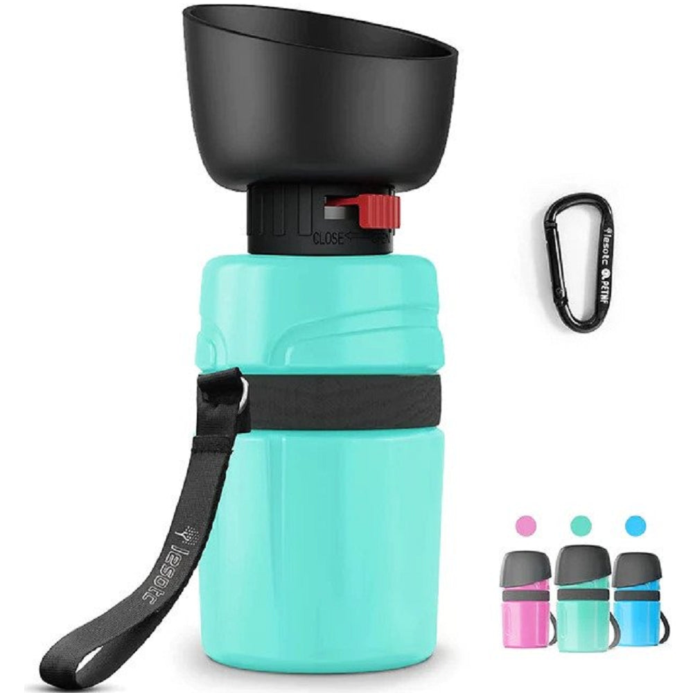 2nd Generation Dog Water Bottle - Portable Pet Water Dispenser for Dogs & Cats - Leak-Proof Outdoor Travel Bottle for Hiking, Walking, and Camping