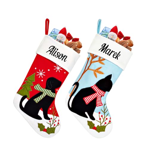 Cat and Dog Stockings