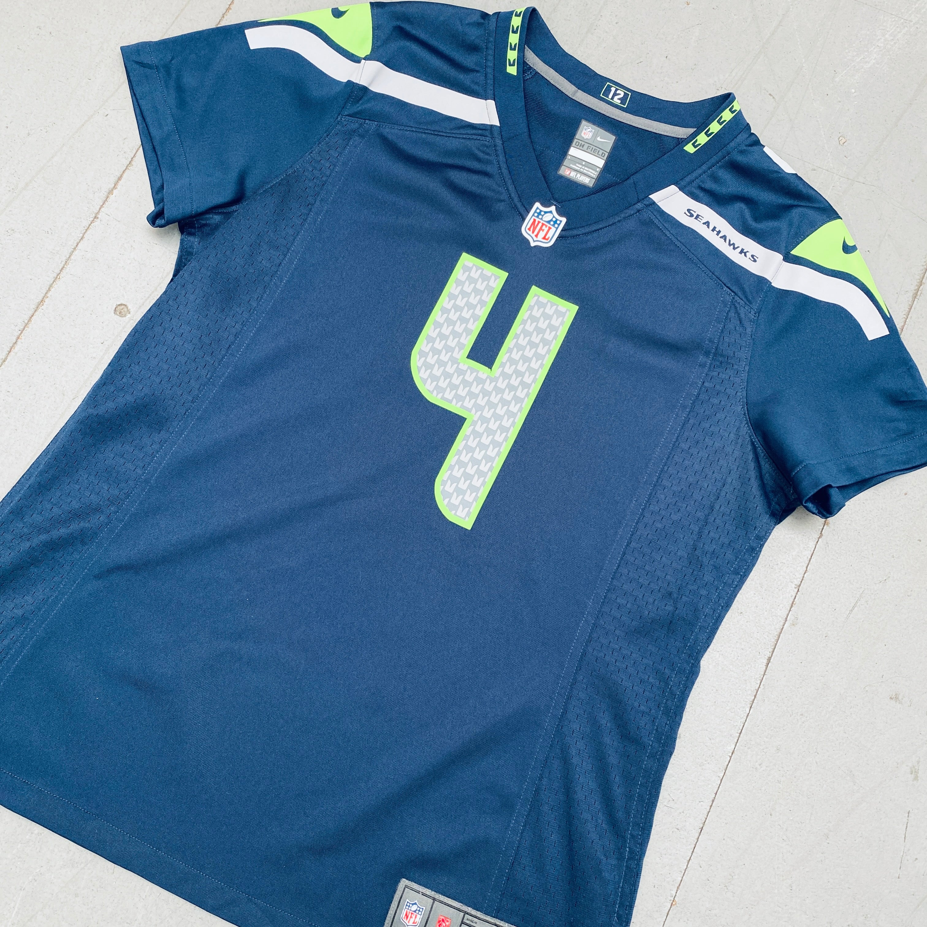Seattle Seahawks Stephen Hauschka 2013-2014 Ladies Large Jersey - Perfect for Game Day, Sports Events & Seahawks Fan Gifts