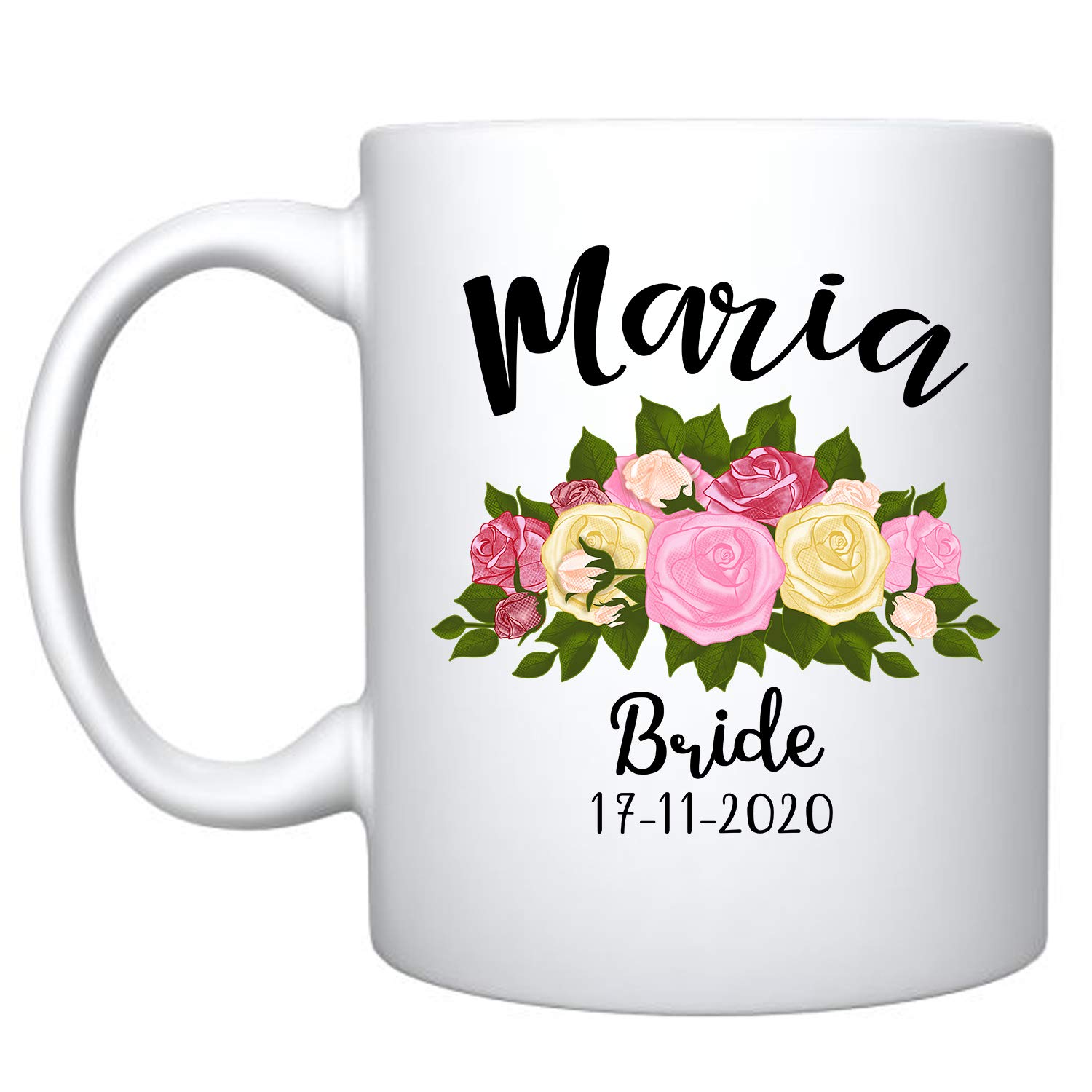 Personalized White Ceramic Coffee Mug - Custom Text & Image Upload - Funny Gift for Coffee Lovers, Bachelor Party Favors - Perfect for Office, Home & Gifts (11oz, Dishwasher Safe)