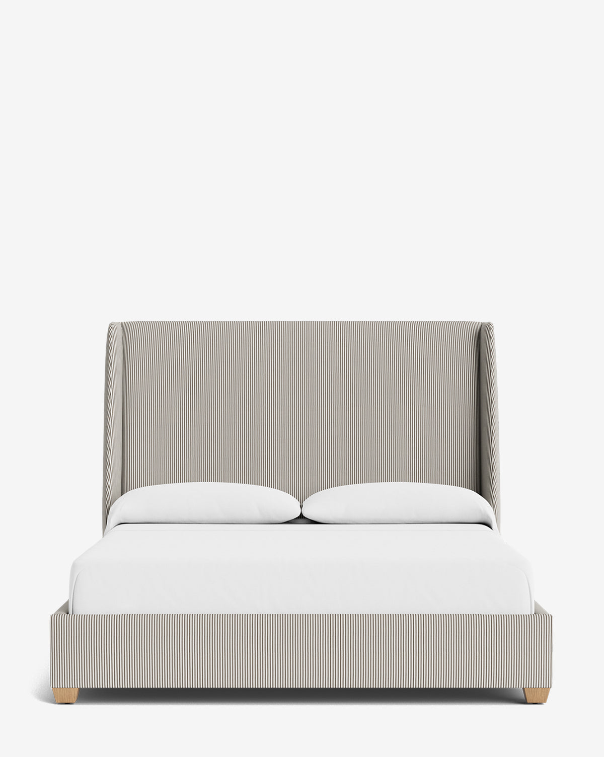 Walt Bed Tall Headboard - Queen Size Upholstered Bed Frame with Adjustable Height - Perfect for Modern Bedroom Decor & Small Spaces