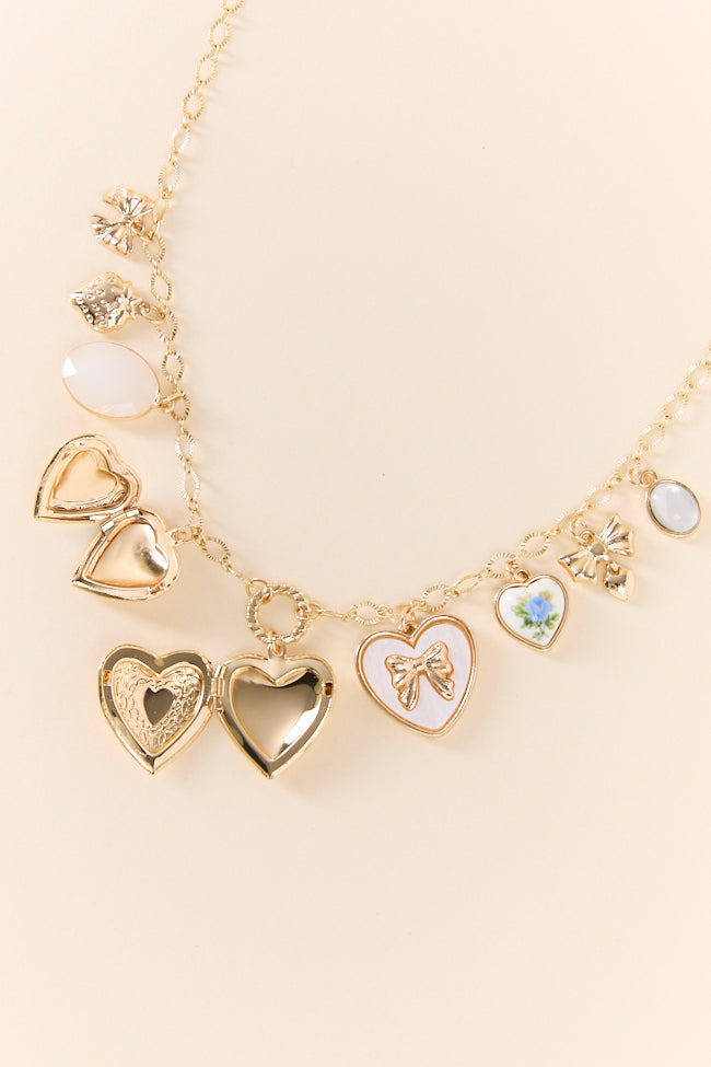 Anabelle 14K Gold Heart Charm Necklace for Women - Elegant Layering Jewelry Gift for Valentine's Day, Anniversary & Birthday (Perfect for Everyday Wear & Special Occasions)