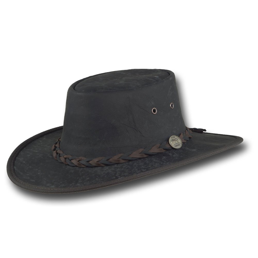 Vintage Stonewash Kangaroo Leather Hat - Premium Cowboy Style for Men & Women | Perfect for Outdoor Adventures, Rodeos, and Western Fashion