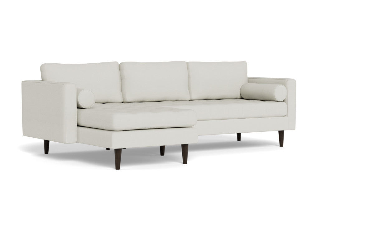 Ladybird 102 Left Chaise Sectional Sofa - Modern L-Shaped Couch with Chaise Lounge, Soft Fabric Upholstery, Comfortable Living Room Furniture for Small Spaces, Apartments & Home Theater Seating