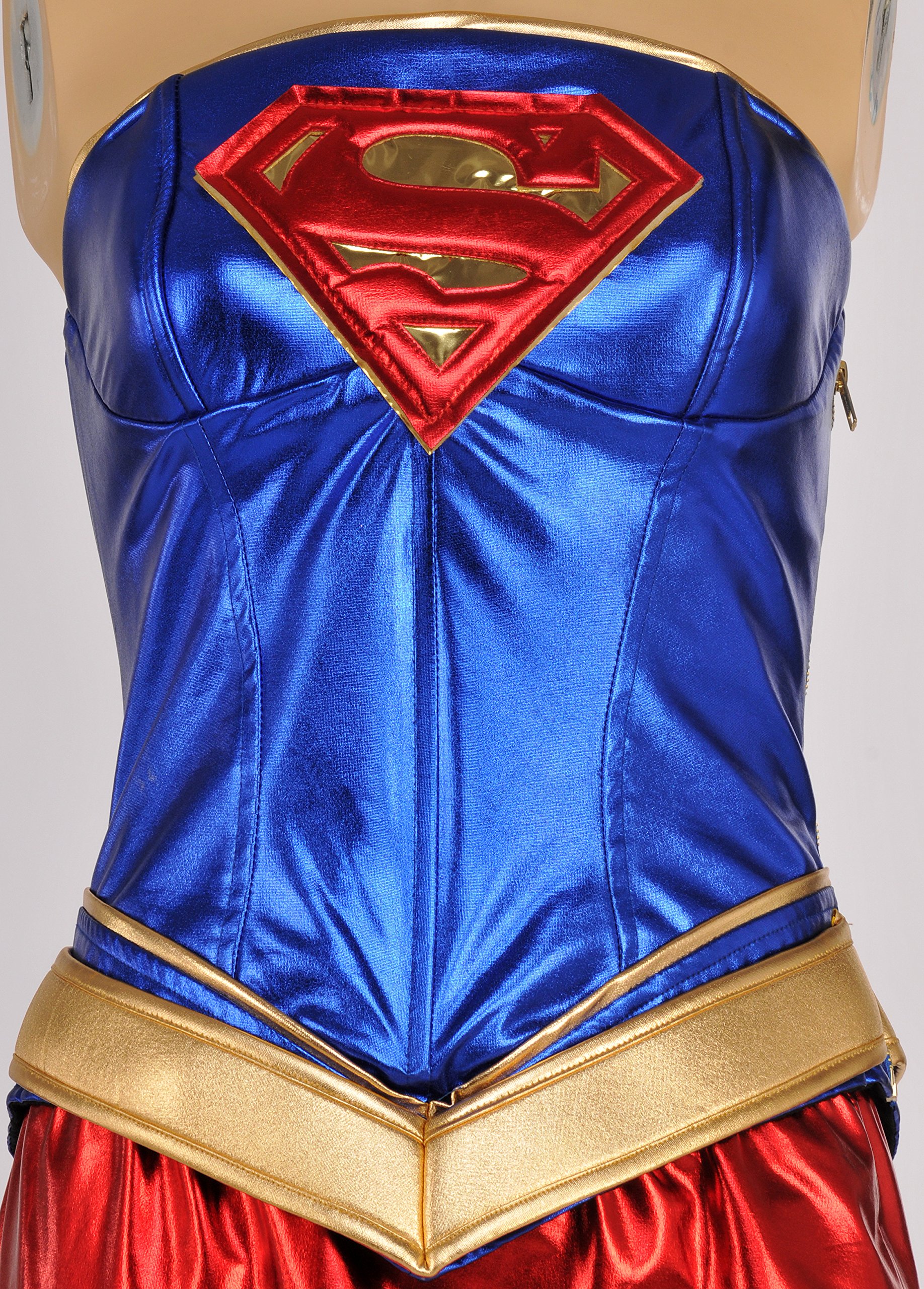 DC Comics Supergirl Deluxe Costume for Women - Medium Size | Official Licensed Cosplay Outfit | Perfect for Halloween, Comic Con & Cosplay Events