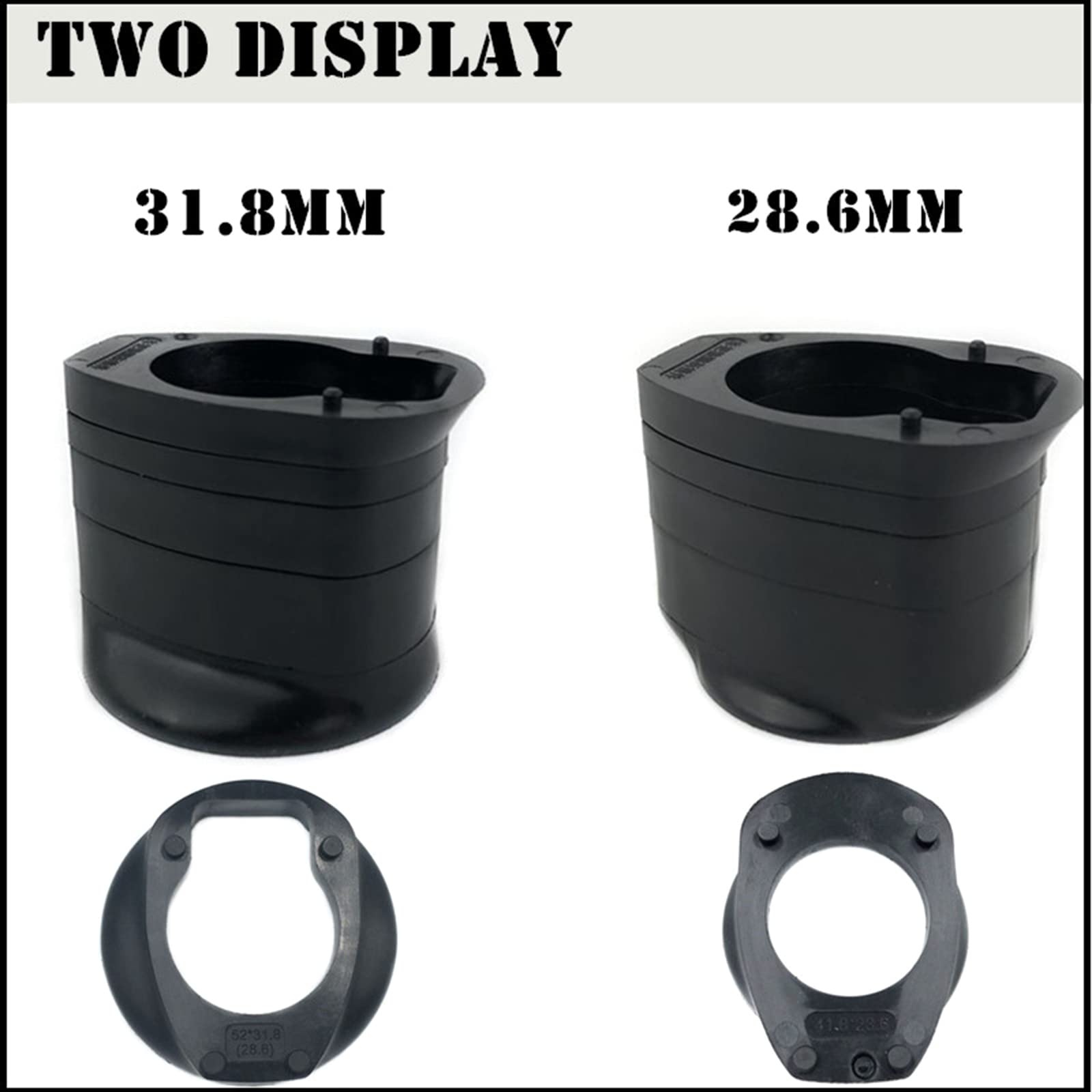 6Pcs 28.6mm Bicycle Stem Spacer Set for Road Bike - 1-1/8