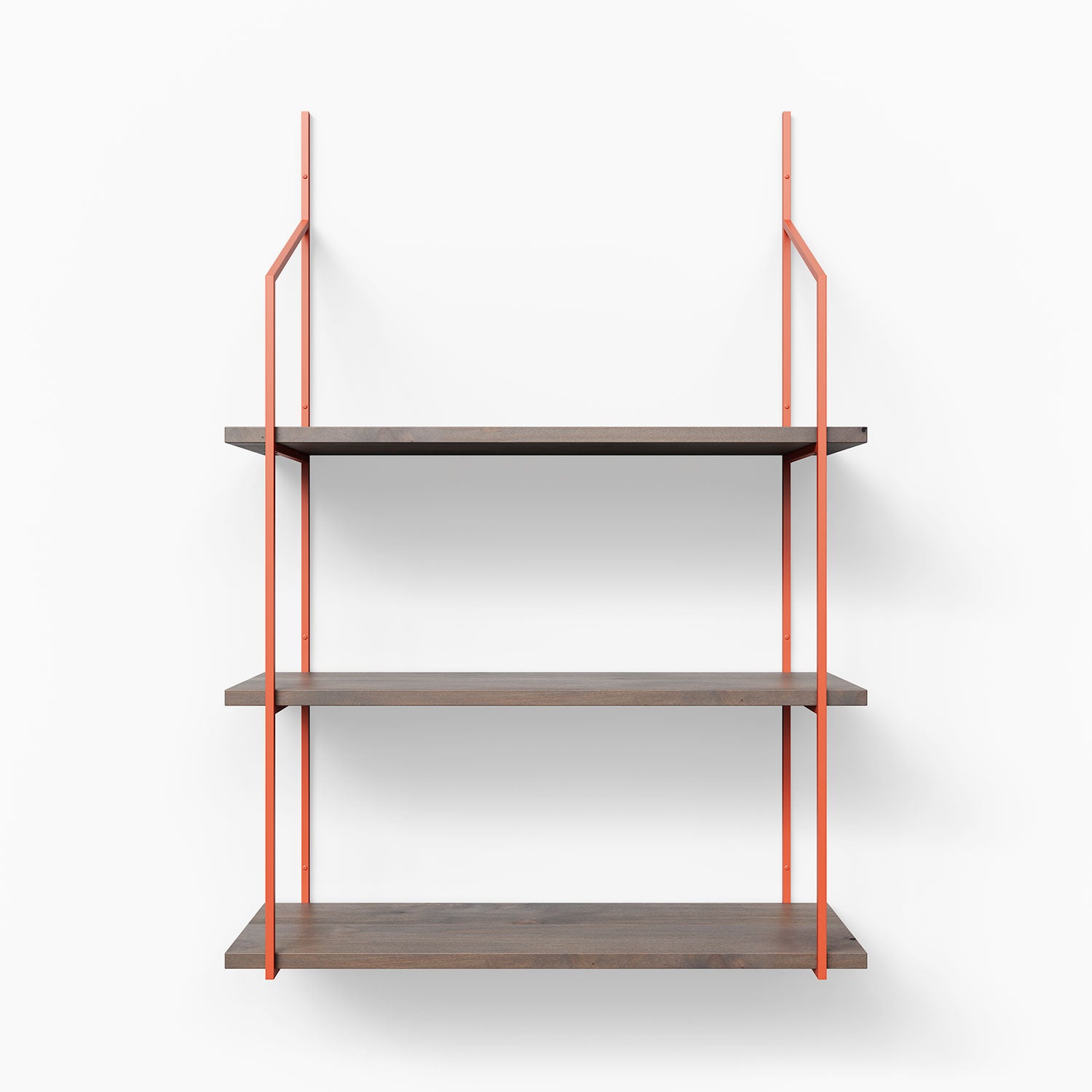 Verne Hatch Grey 3 Tiered Shelf - Modern Rustic Wooden Storage Organizer for Bathroom, Kitchen & Living Room Decor