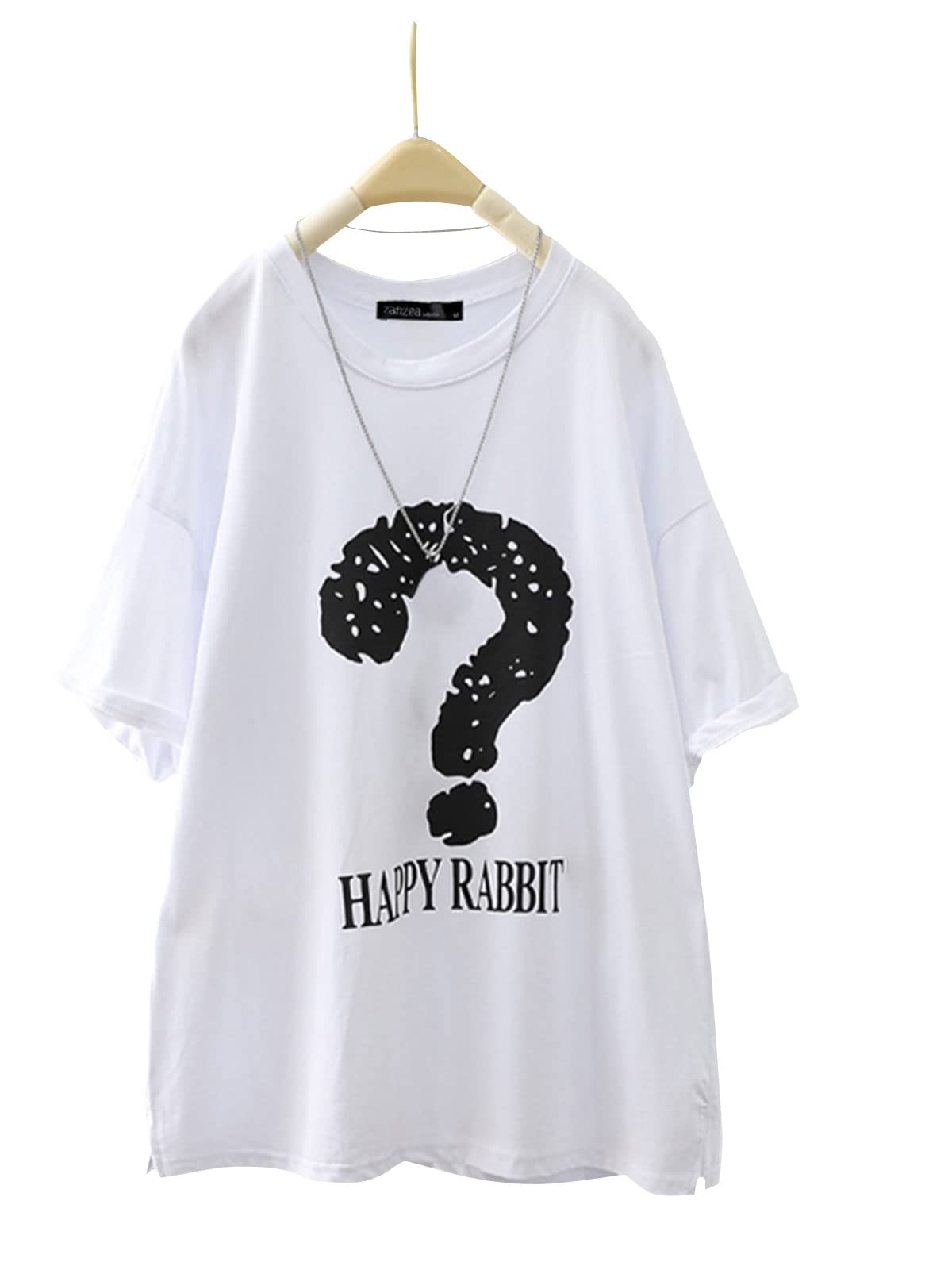 ZANZEA Women's Short Sleeve Graphic Tee - Funny Letter Printed Crewneck T-Shirt for Summer | Casual Wear, Street Style, Vacation Outfits & Everyday Comfort