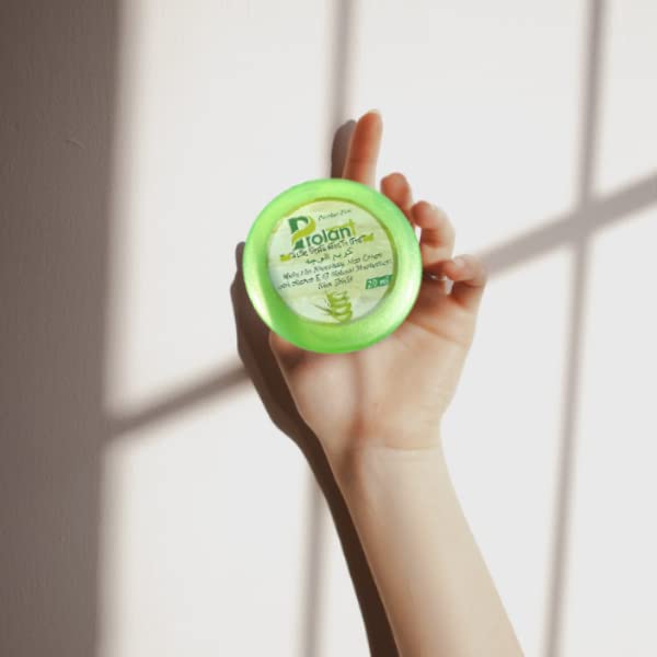 Aloe Vera Cold Cream Skin Moisturizer 20ml - Paraben Free, Non-Greasy Face & Body Lotion for Dry, Sensitive Skin - Perfect for Daily Hydration & After Sun Care