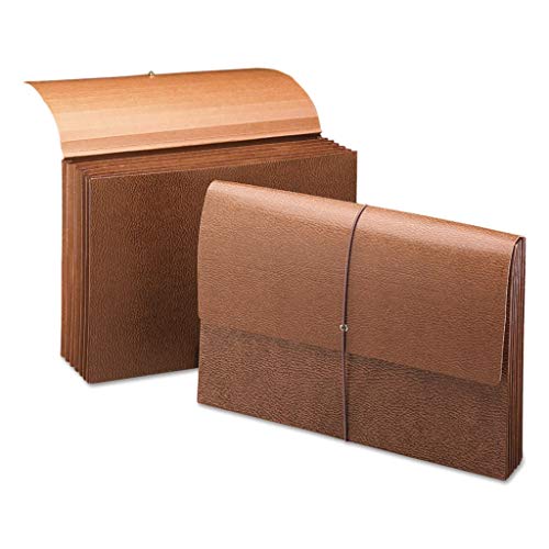 Smead Leather-Like Expanding Partition Wallets - Letter Size (SMD72373) - Premium Office Organizer for Files, Documents, and Receipts - Perfect for Home, Office, and Business Use