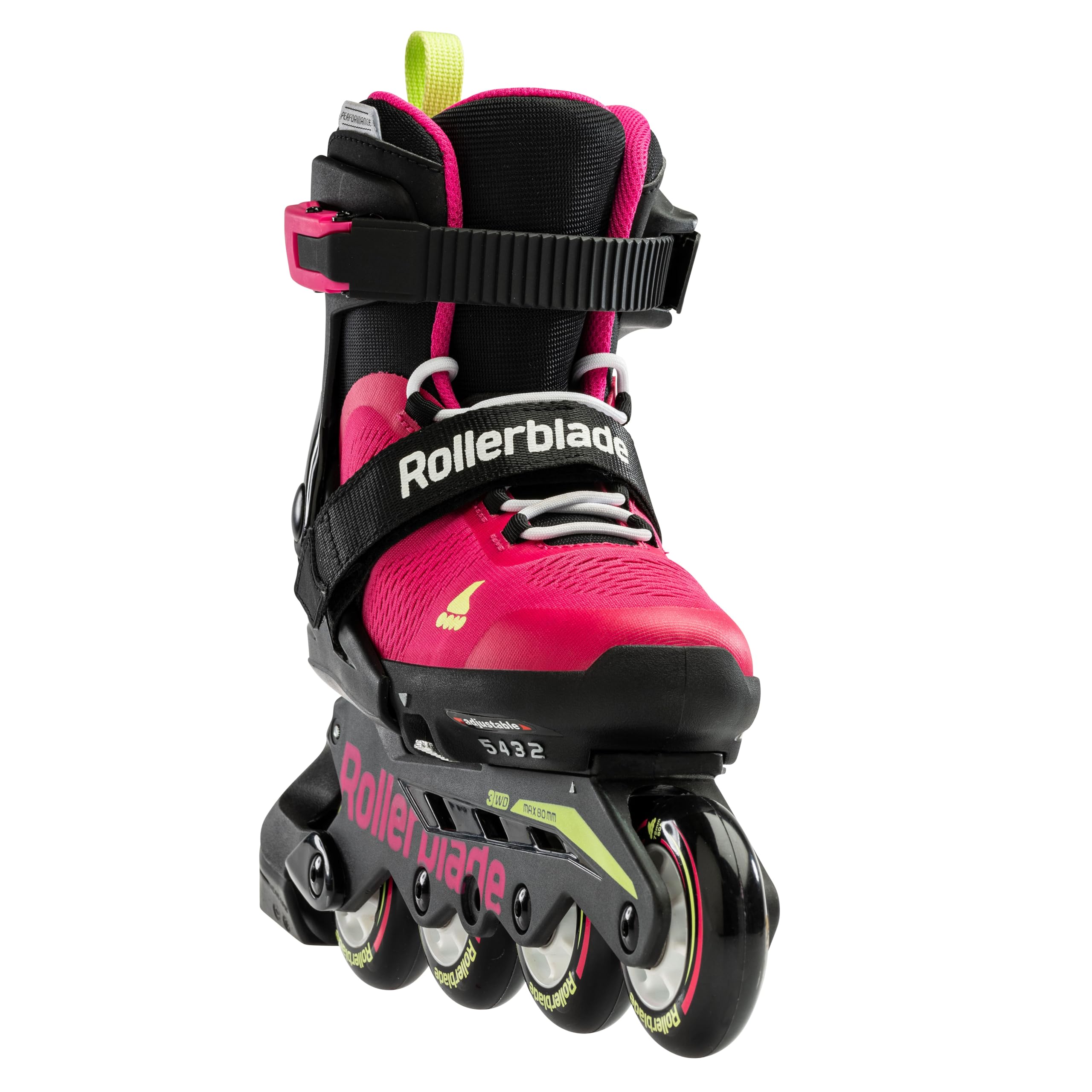 Rollerblade Microblade Adjustable Kids Inline Skates - Youth Performance Fitness Roller Skates for Boys & Girls | Perfect for Outdoor Exercise, Park Rides & Family Fun Activities