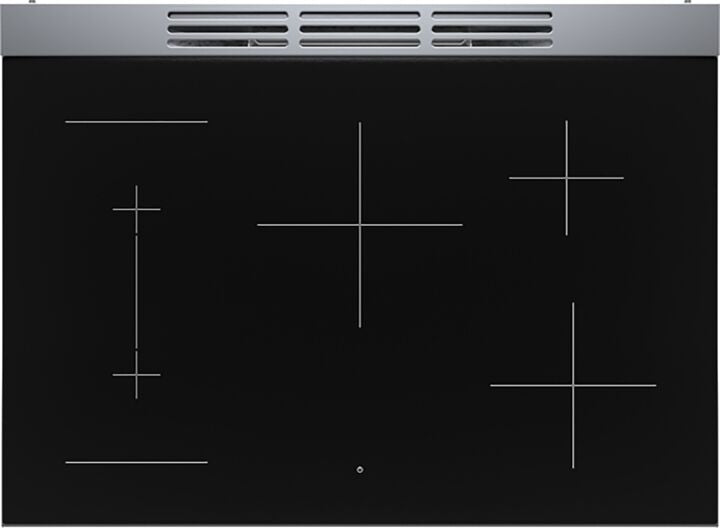 Bosch 36-Inch Stainless Steel Industrial-Style Electric Induction Range - 3.7 cu. ft. Capacity, Model HIS8655C | Professional Kitchen Appliance for Home Chefs & Commercial Use
