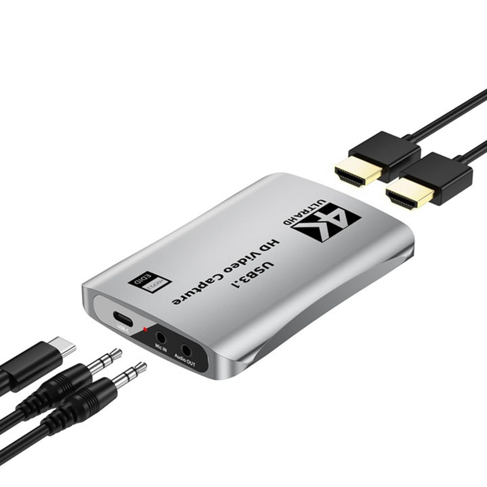 KICHI HD Video Capture Card for Live Streaming - Laptop & Phone