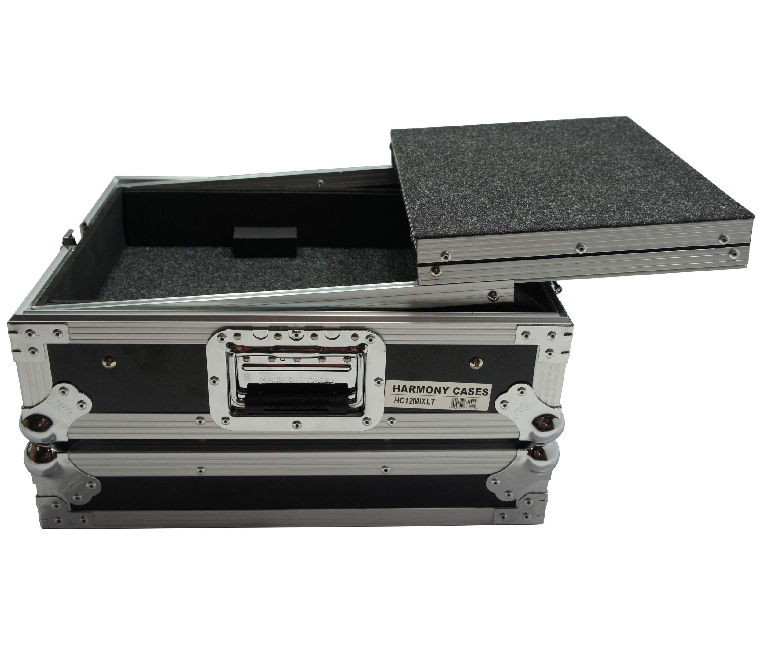 Harmony Audio HC12MIXLT Professional DJ Laptop Flight Case - Compatible with Reloop RMX-90 Mixer | Durable Custom Protection for DJ Equipment | Perfect for Traveling DJs & Club Performances