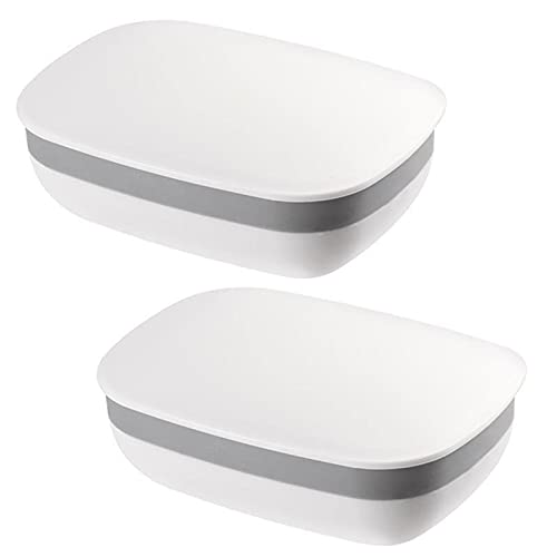 2-Pack Portable Waterproof Soap Holder - Leak-Proof Travel Soap Case for Bathroom, Shower, Camping & Outdoor Use | Lightweight & Durable Soap Storage Container