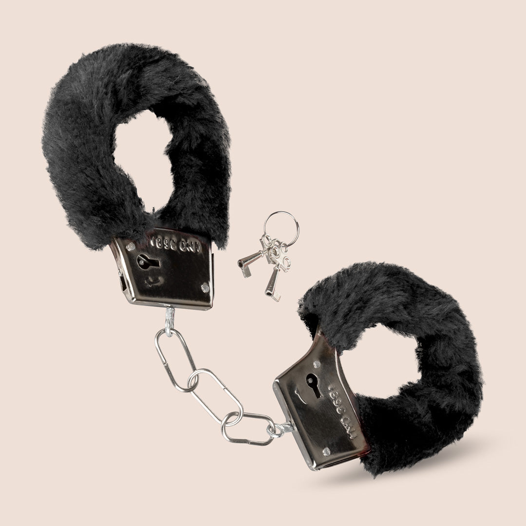 Playful Furry Handcuffs - Soft Fluffy Cuffs for Couples, Roleplay, and Fun - Perfect for Valentine's Day, Bachelorette Parties, and Spicing Up Your Relationship