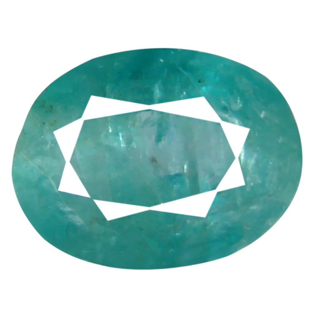 1.00 ct Oval Cut Grandidierite Loose Gemstone - Natural Unheated Greenish Blue (7x6 mm) for Jewelry Making & Collection | Rare Gemstone for Rings, Necklaces & Earrings