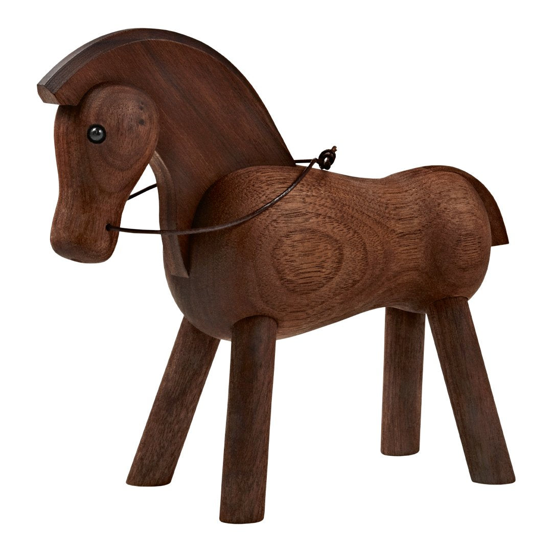 Kay Bojesen Wooden Horse Figurine - Handcrafted Scandinavian Design Toy for Kids & Home Decor - Perfect for Nursery, Bookshelf Display and Gift Giving