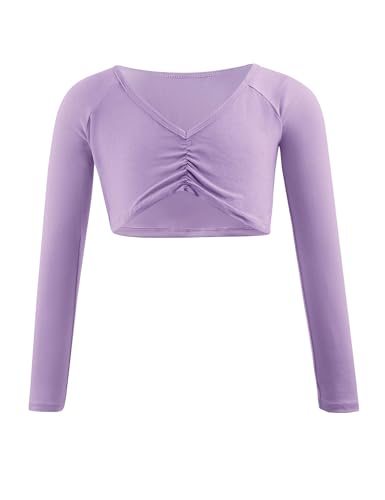 Lilac Crop Tops