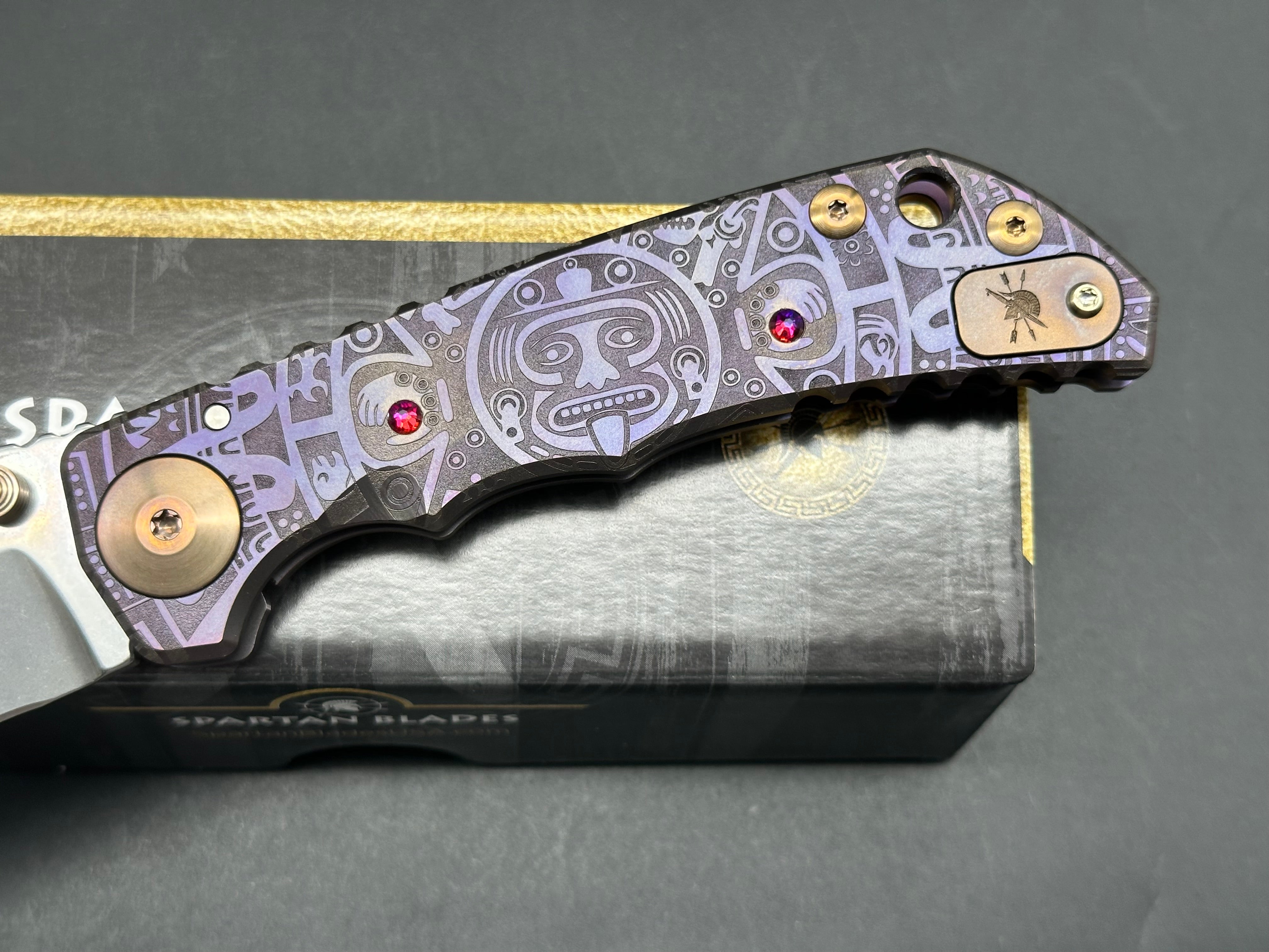 Spartan Harsey Mayan Folding Knife - MagnaCut Steel Blade | EDC, Outdoor Survival, Camping & Tactical Use