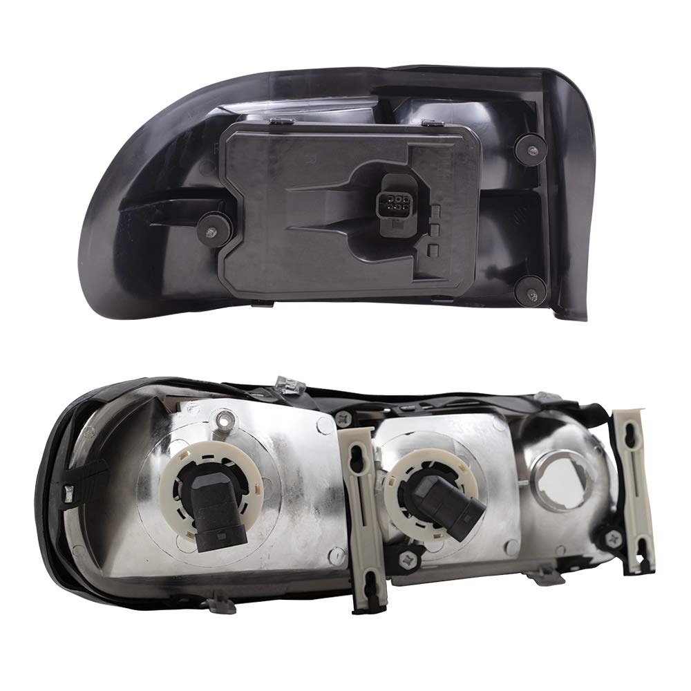 1997-2005 Chevy Malibu Headlight & Taillight Replacement Kit - Driver/Passenger Side LED Lights with Circuit Board (4-Piece Set) | Perfect for Night Driving & Car Restoration Projects