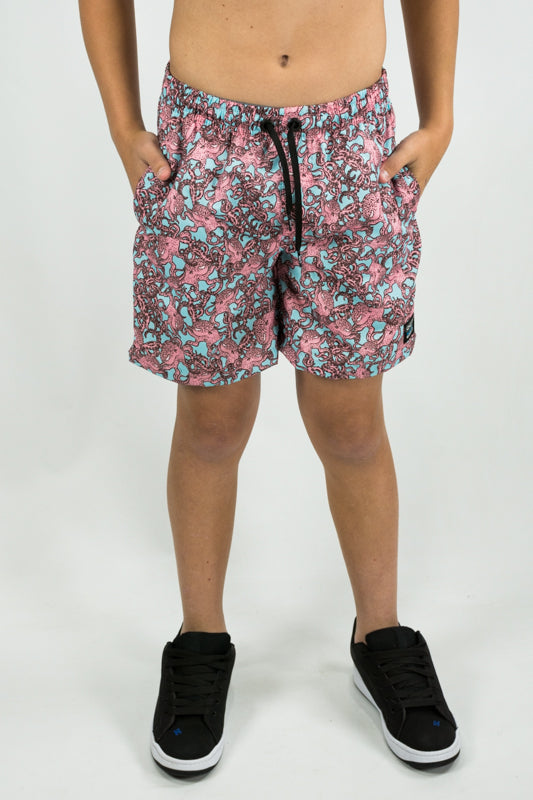 Kids Bath Shorts with Octopus Print - Soft and Comfortable Swimwear for Boys & Girls - Perfect for Pool, Beach, and Water Play