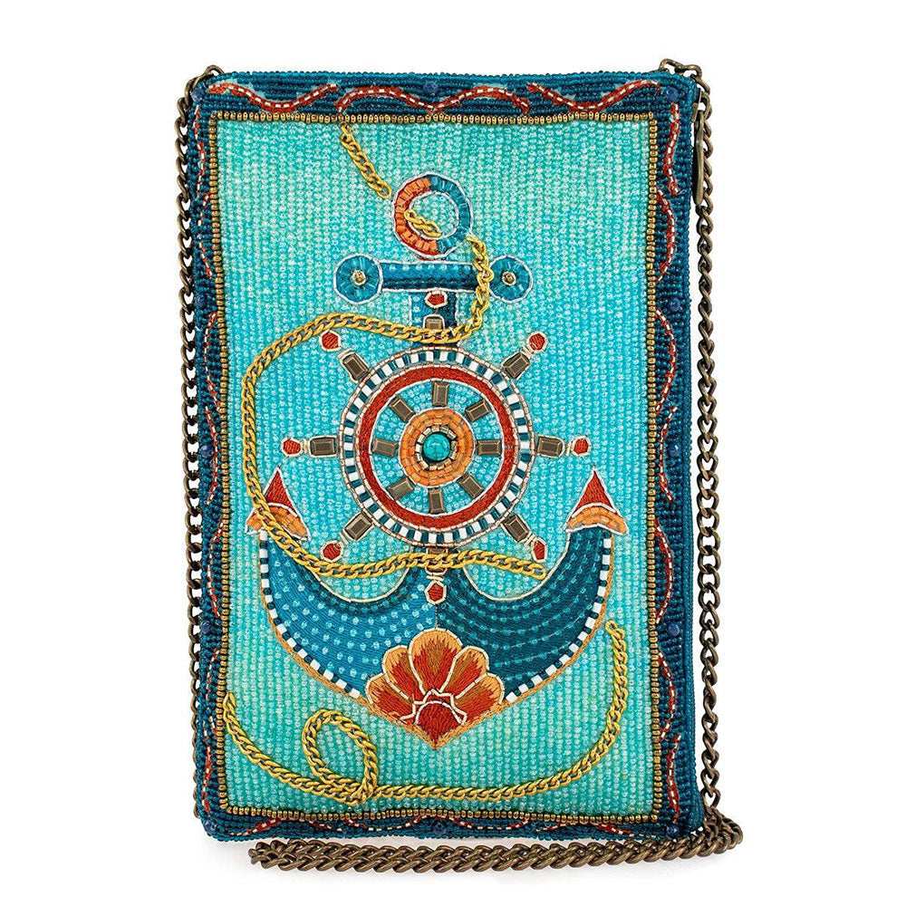 Stylish Mary Frances Anchors Away Mini Crossbody Bag - Perfect for Travel, Shopping & Everyday Use