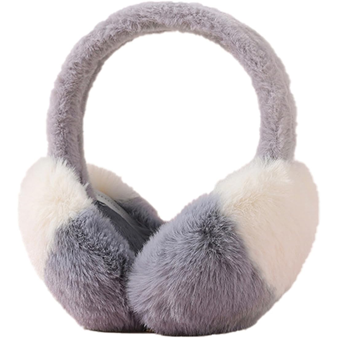 Women's Winter Ear Muffs - Soft Plush Fleece Ear Warmers for Girls & Women, Cold Weather Earmuffs with Adjustable Headband for Outdoor Activities (Running, Skiing, Hiking)