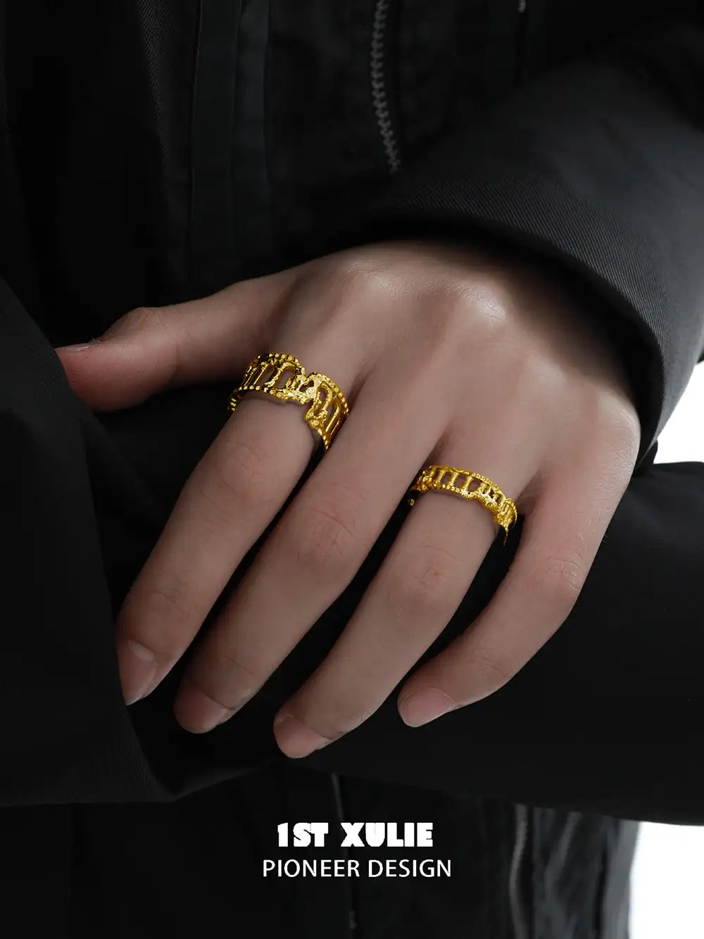 24K Gold Plated S925 Sterling Silver Rings for Women & Men - Elegant Crystal Palace Design - Perfect for Weddings, Anniversaries & Special Occasions