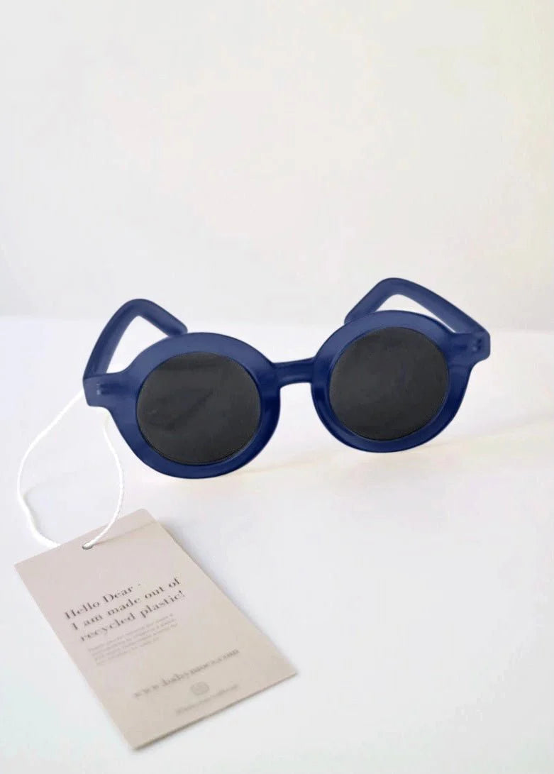 BabyMocs Sunnies Blue - UV Protection Baby Sunglasses for Boys & Girls - Perfect for Beach, Pool, and Outdoor Play