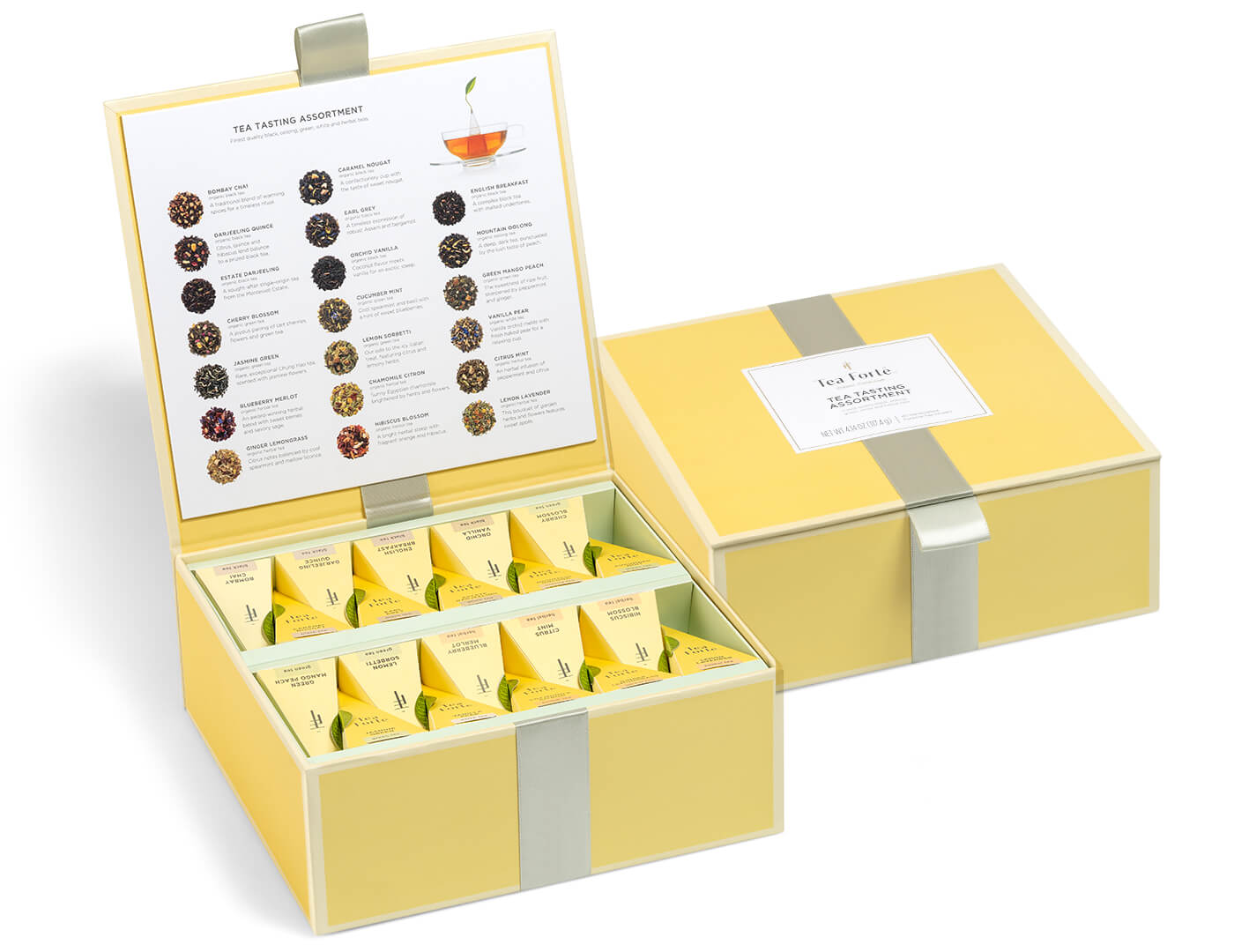 Classic & Jubilee Tea Chest Combo Set - Premium Wooden Tea Storage Box with Lock - Perfect for Loose Leaf Tea Collection & Gift Giving - Home, Office & Tea Party Essential