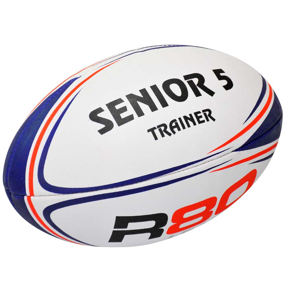 R80 Rugby League Senior Match Ball - Official Size & Weight for Competitive Play - Perfect for Training, Matches, and Tournaments