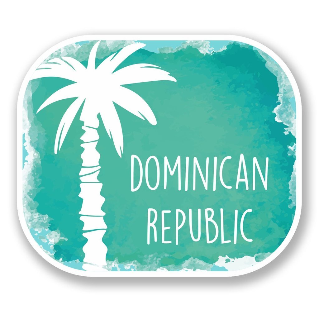 Dominican Republic Vinyl Sticker Decal - 5