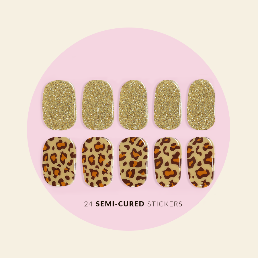 Mitty Semi Cured Gel Nail Stickers - Savannah Collection | DIY Salon-Quality Nails at Home | Perfect for Parties, Weddings & Everyday Wear