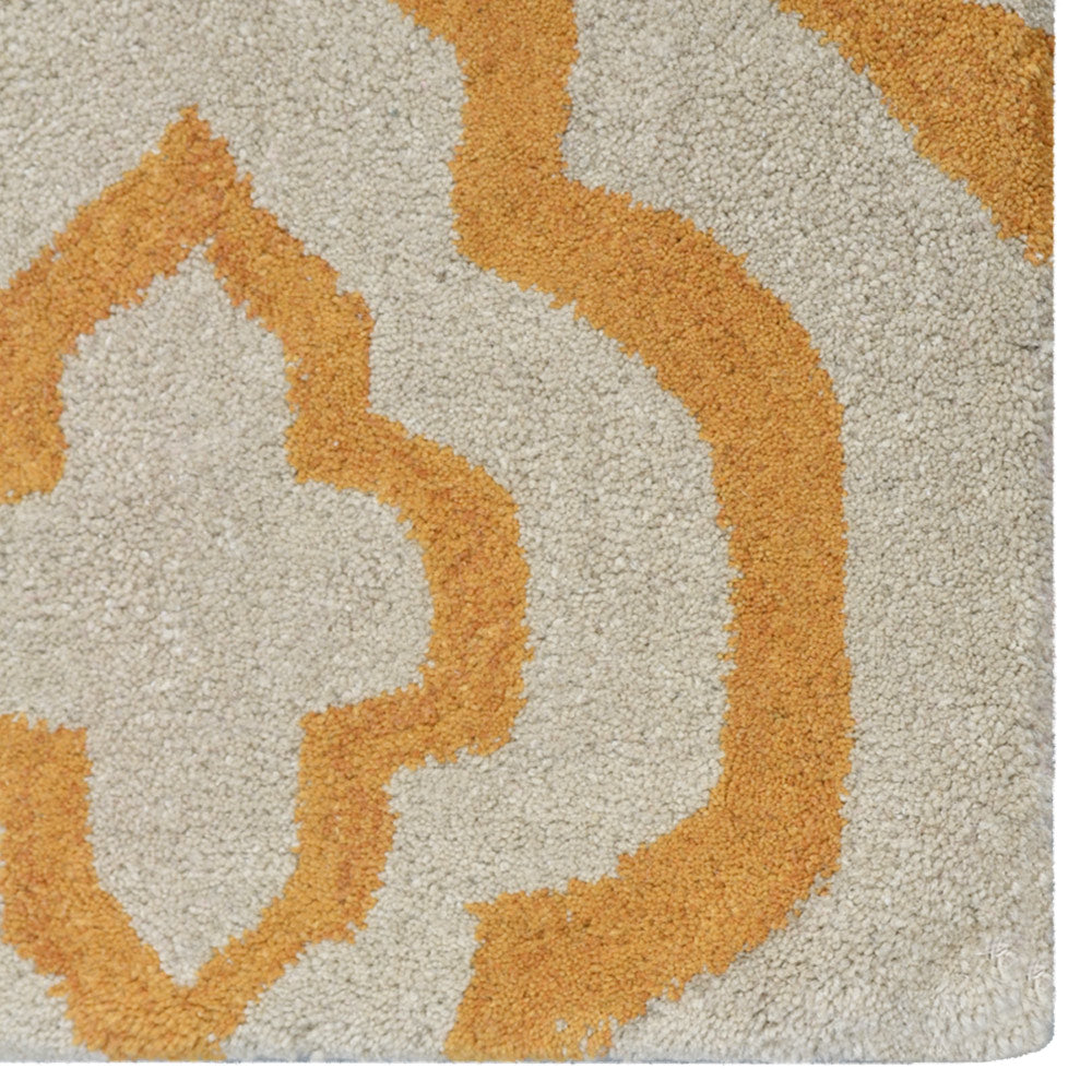 Hand Tufted Angle Rug - Soft Modern Area Rug for Living Room, Bedroom & Nursery - Non-Slip Home Decor Carpet