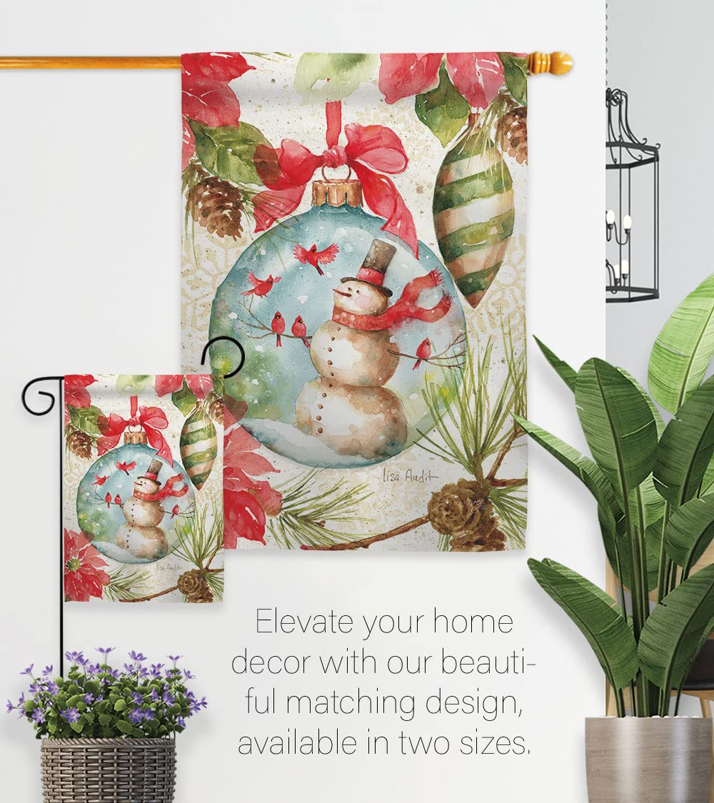 Woodland Holiday Winter Wonderland House Flag Set 28
