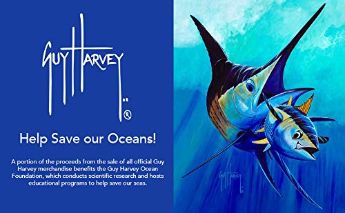 Guy Harvey Unisex Tuna Patch Visor Hat - UV Protection Fishing Cap for Men & Women - Perfect for Beach, Boating, and Outdoor Activities